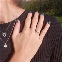 Vicenza - Piazzetta Palladio 2 - Ring Salvini Woman Lavinia in White Gold Diamante 0.42 Ct 20076861 - 20076861